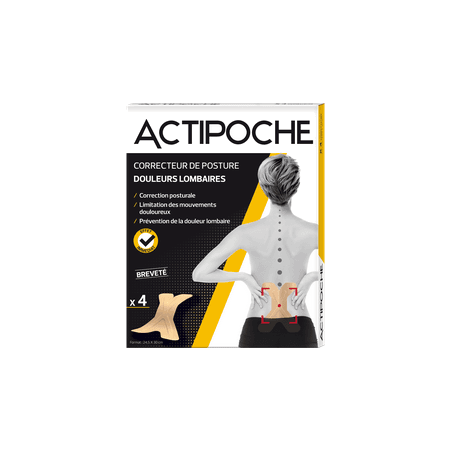 ACTIPOCHE CORRECTEUR POSTURE 4 — Pharmacie Pharmagreen Boucicaut