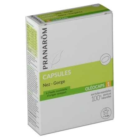 OLEOCAPS 1 NEZ/GORGE CAPS 30 — Pharmacie Lafayette Daloy