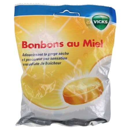 VICKS BONBONS MIEL SACHET 75G — Pharmacie Principale des Grésillons