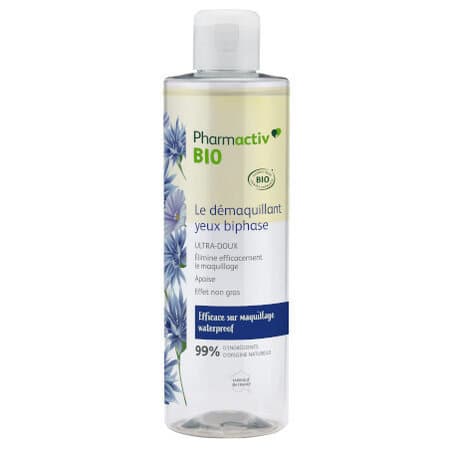 Pharmactiv Demaquillant Yeux Biphase Bio 250ml — Pharmacie Centrale - Domène