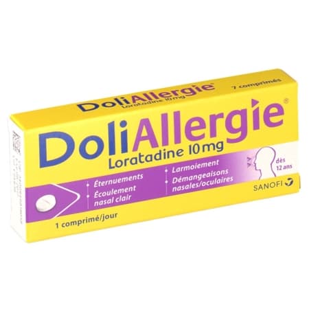 DOLIALLERGIE LORATADINE 10MG CPR 7 — Pharmacie du Parc - Neuilly-sur-Seine