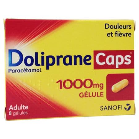 DOLIPRANECAPS 1 000MG GEL 8
