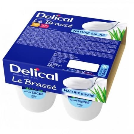 DELICAL LE BRASSE NAT SUCRE 200GX4 — Pharmacie Juin