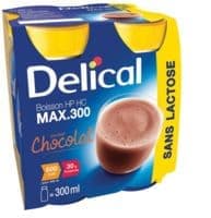DELICAL MAX300 S/LACT CHOCO300MLX4