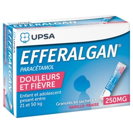 EFFERALGAN 250MG SACH 10 — Pharmacie Capucins Pharma