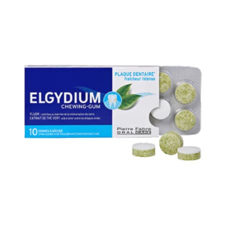 ELGYDIUM CHEWING GUM A/PLAQUE 10.