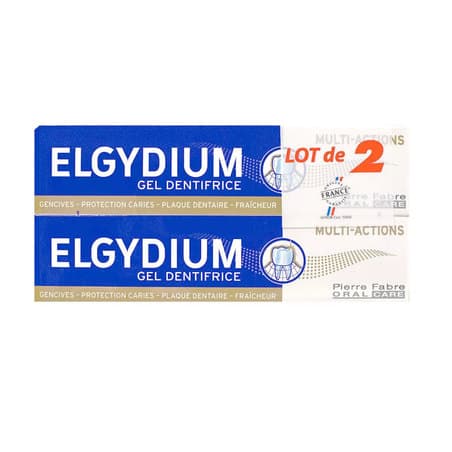 ELGYDIUM DENT MULTI-ACTION 75ML X2