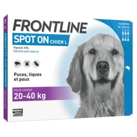 Frontline Spot On Chien l Solution 2ml68 X6 — Pharmacie Du Centre Apothical