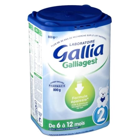 GALLIA GALLIAGEST P 2 LAIT PDR B/800G