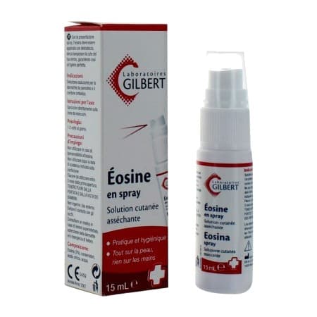 Gilbert eosine 2%, spray pulverisateur 15ml — Pharmacie Du Chatelet - Orleans