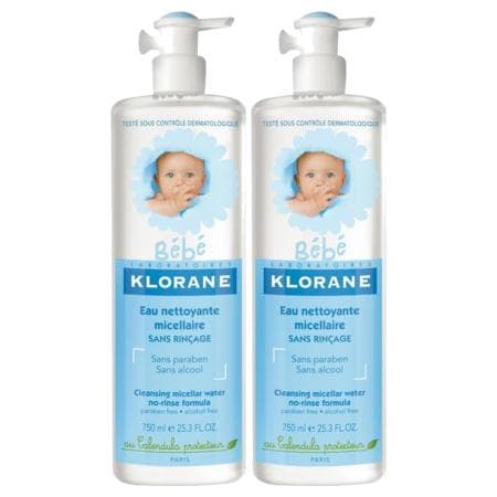 KLORANE BB EAU NET MICEL 500ML X2