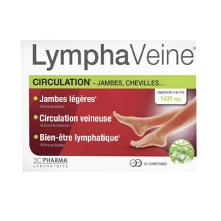 Les 3 Chênes 3C Pharma Lymphaveine, 60 comprimés — Pharmacie de la Gare - Franconville