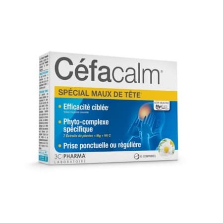 3C PHARMA CEFACALM CPR 15 — Pharmacie Européenne 24/24 de la place de clichy