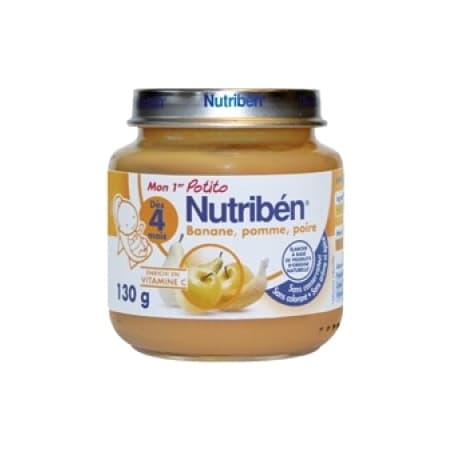 Nutriben Potito Petit Pot Banane Pomme Poire 130g — Pharmacie De l'Avant Seyne