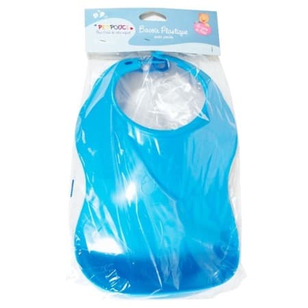 Petipouce Bavoir Poche Plastique