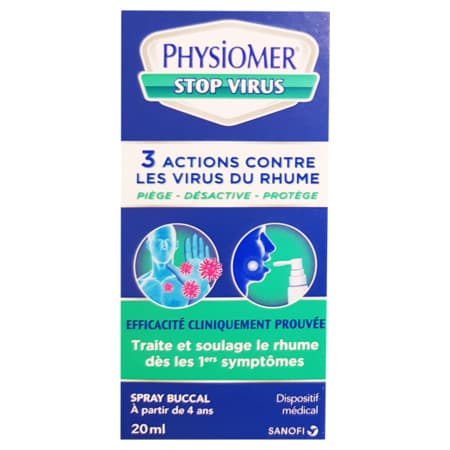 PHYSIOMER STOP VIRUS SPR BUCC 20ML — Pharmacie Pharmavance Hauts De Suresnes