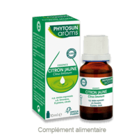 PHYTOSUNAROM CITRON JAUNE HE 10ML — Grande Pharmacie des Halles Pharma