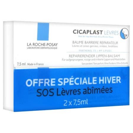 CICAPLAST BAUME LEVRE TBE 7,5ML X2