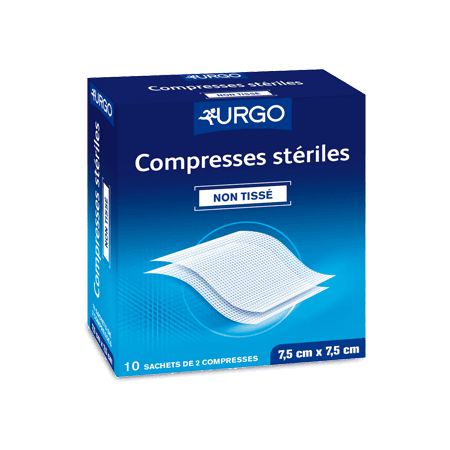 COMP ST 25 URGO G/BL NT 7,5X7,5 — Pharmacie du Centre Gennevilliers