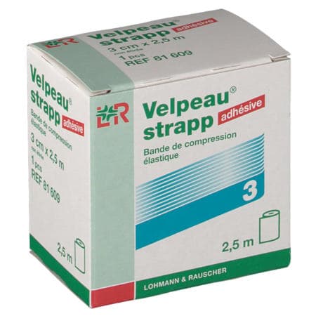 BDE VELPEAU STRAPP COMP 3CMX2,5M — Pharmacie Des Olivades
