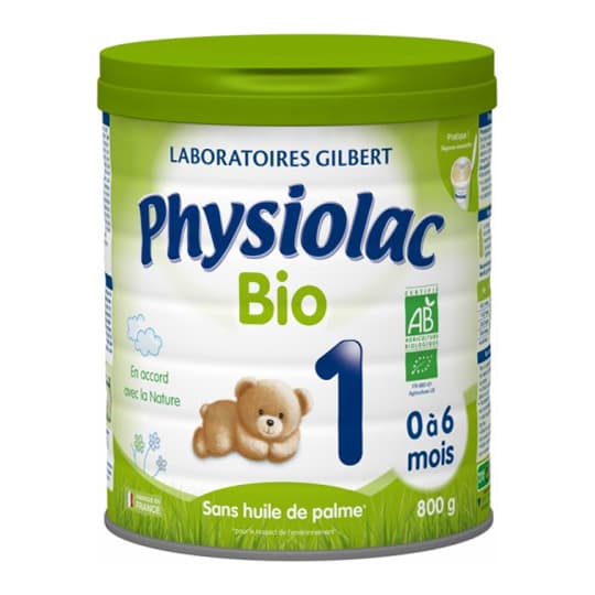 PHYSIOLAC LAIT BIO1 PDR 800G — Pharmacie Fellous