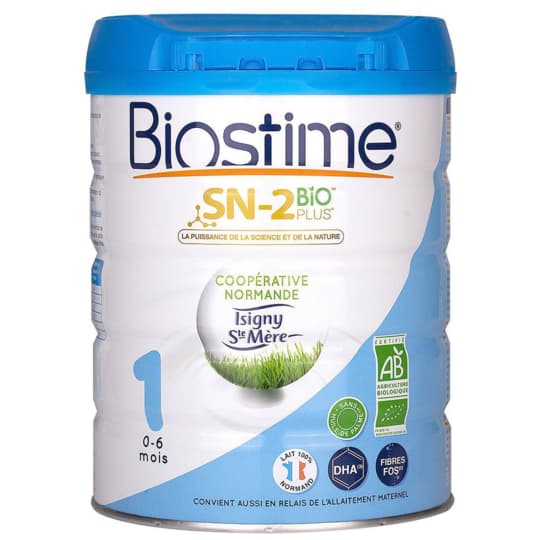 BIOSTIME LAIT BIO 1ER AGE 800G — Pharmacie Pharmagreen Boucicaut