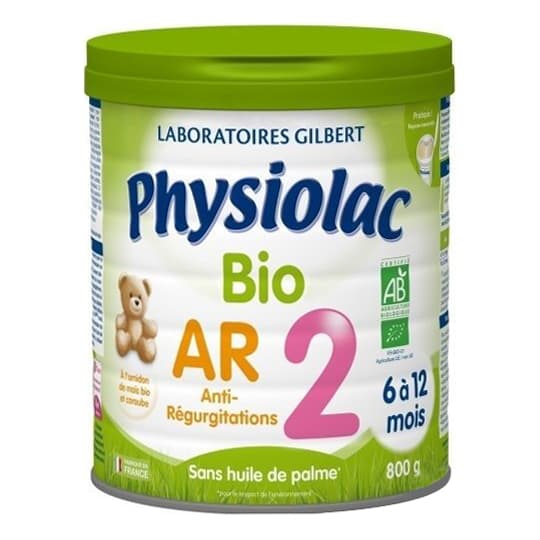 PHYSIOLAC LAIT BIO AR2 PDR 800G — Pharmacie Européenne 24/24 de la place de clichy
