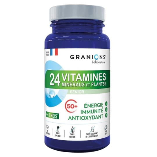 GRANIONS 24 VITAMINES SENIOR CPR90 — Pharmacie Guy Môquet