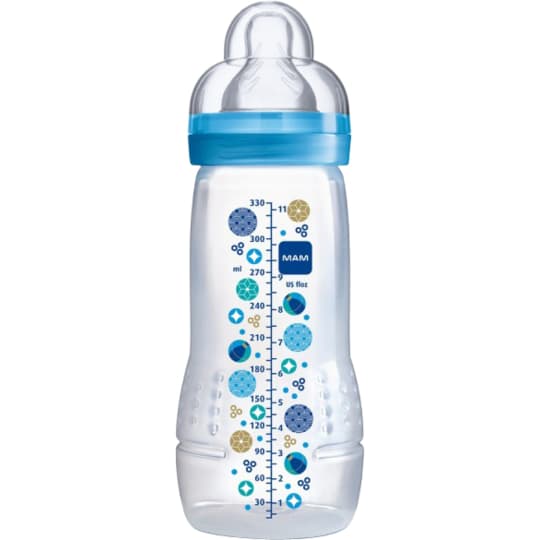 Mam Biberon Easy Active 2ème Âge Débit X Conte de Fée Bleu, 330 ml — Pharmacie Pharmagreen Boucicaut
