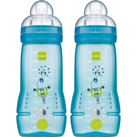 Mam biberon cirque turqu 330 ml + cercle bleu 330 ml — Pharmacie Plaine Haute - Crosne