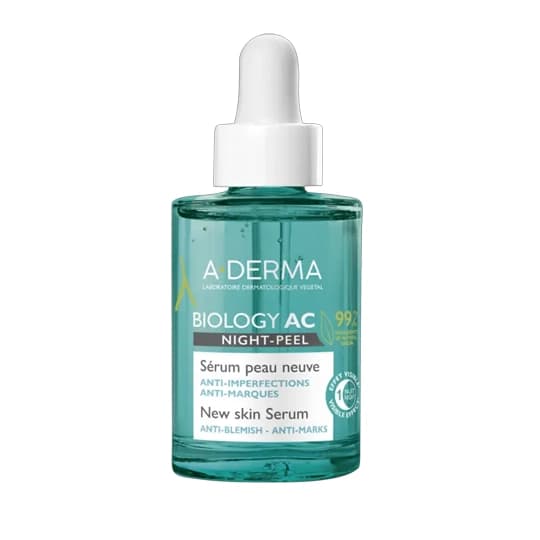 A-DERMA BIOLOGY AC NIGHT-PEEL 30ML — Pharmacie Lyon Grand Trou