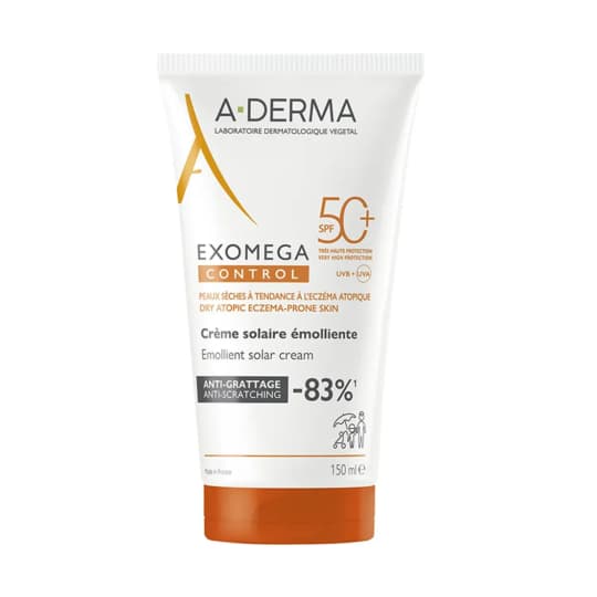 A-DERMA EXOMEGA CR SOL SPF50+150ML — La Grande Pharmacie Moderne