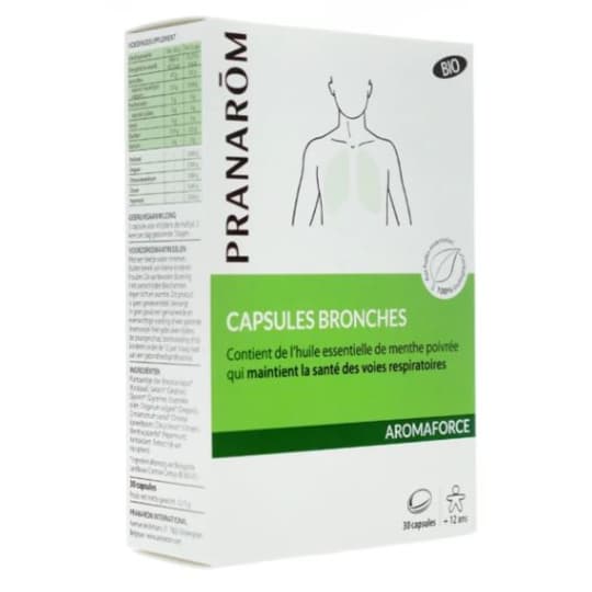 PRANAROM AROMAFOR BRONCHES CAP30 — Pharmacie Pharmagreen Boucicaut