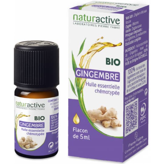 NATURACTIVE HE GINGEMBRE BIO 5ML — Pharmacie du Métro - Antony