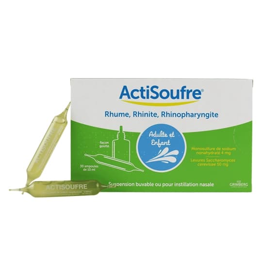 ACTISOUFRE AMP BUV NAS 10ML 30 — Pharmacie Port Royal