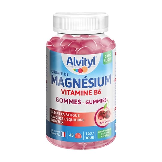 ALVITYL MAGNESIUM CERISE GOMME 45 — Pharmacie Pharmagreen Boucicaut