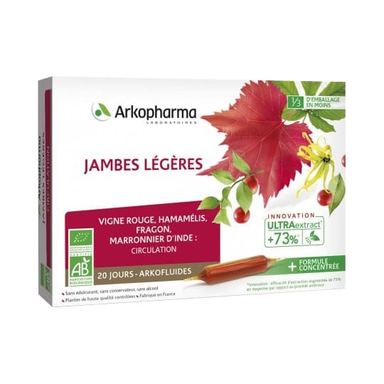 ARKOFL JAMBES LEGERE BIO AMP 20 — Pharmacie des Clos