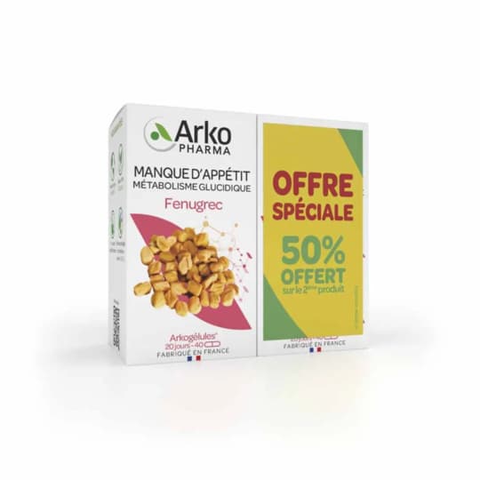 ARKOG FENUGREC GELUL 40 2 — Pharmacie Capucins Pharma