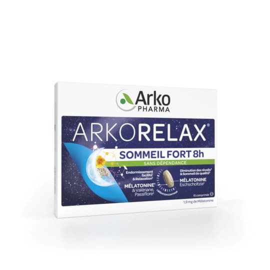 Arkopharma Arkorelax Sommeil Fort 8h Comprime 15 — Pharmacie De Mailloles