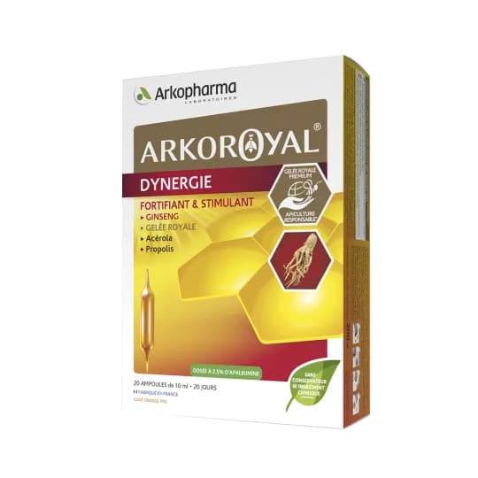ARKOROYAL DYNERGIE BIO AMP 20+10 — Pharmacie Belgrand Tenon