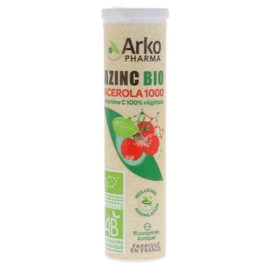 AZINC VEGETAL ACERO 1000 BIO CPR15 — Pharmacie Jasmin