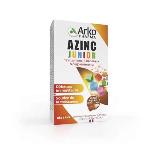 AZINC VITALITE JUNIOR COLA CPR 30 — La Grande Pharmacie Moderne