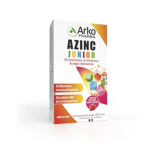 AZINC VITALITE JUNIOR FRAIS CPR 30 — Pharmacie Franklin ELSIE