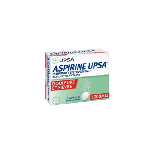 ASPIRINE 1 000MG UPSA CPR EFF 20 — PHARMACIE DES CLINIQUES