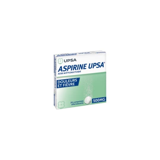 ASPIRINE 500MG UPSA CPR EFF 20 — Pharmacie De l'Avant Seyne