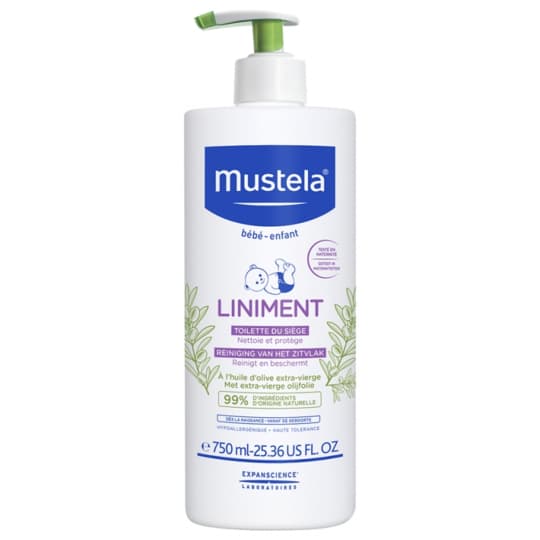 MUSTELA BB LINIMENT FL POMPE 750ML — Pharmacie Européenne 24/24 de la place de clichy