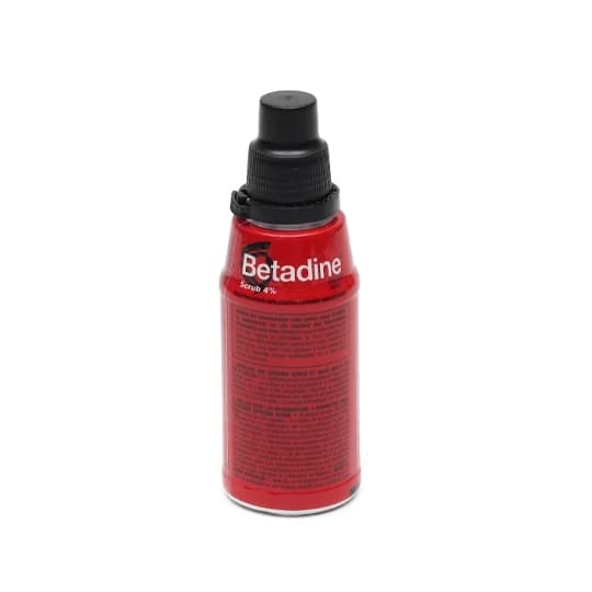 BETADINE SCRUB 4% 125ML — Pharmacie Bellevue Limoges