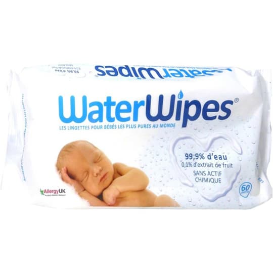 WATER WIPES LINGETTE COMPOST X60 — Pharmacie Jeanne D'Arc
