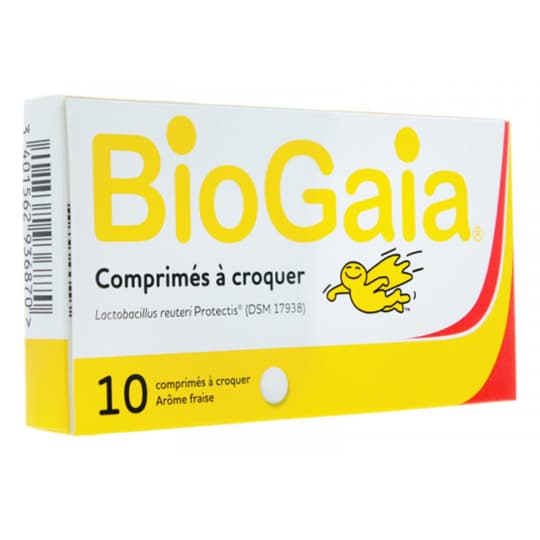 BIOGAIA FRAISE CPR A CROQUER 10 — Pharmacie de l’Arc