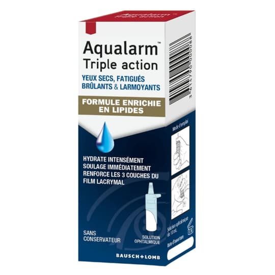 AQUALARM TRIPLE ACTION NUIT 10ML — Pharmacie De La Porte d'Ivry
